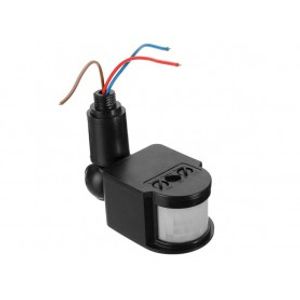 سوئیچ سنسور PIR حرکتی DC12V مشکی مدل دیواری