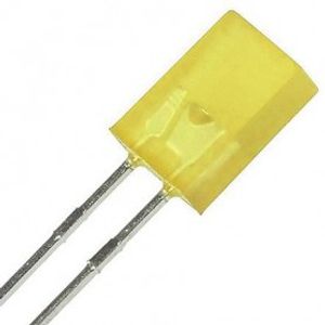 LED تخت مات زرد 2x5
