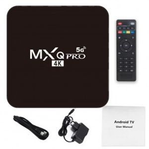 تی وی باکس MXQ Pro 4K 5G دارای پردازنده 64 بیتی S905W - اندروید 10.1