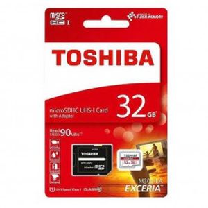 کارت حافظه MicroSDHC Class10 U3 مارک Toshiba ظرفیت 32GB