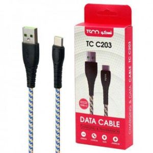 کابل فست شارژر USB Type-C مارک تسکو مدل TCC203