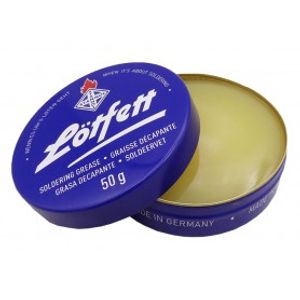 روغن لحیم آلمانی 50 گرمی LOTFETT قوطی آبی