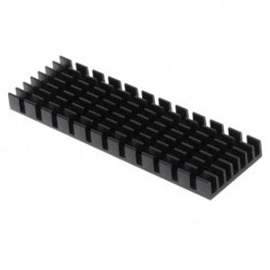 هیت سینک آلومینیومی مشکی 70x22x6mm