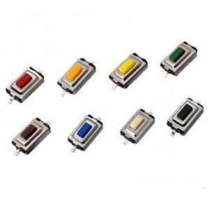 تک سوئیچ 3x6x2.5mm زرد پکیج SMD