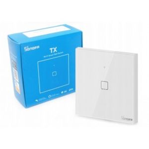 کلید تک پل هوشمند لمسی SONOFF T1 با قابلیت کنترل از طریق WiFi و ریموت 433MHz