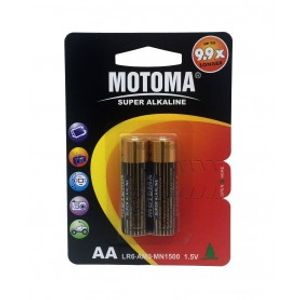 باتری قلمی آلکالاین Super دوتایی مارک Motoma