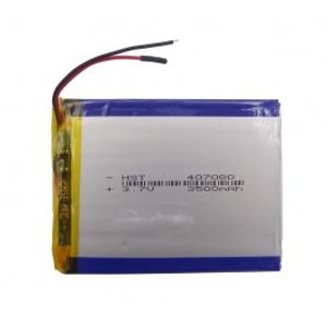 باتری لیتیوم پلیمر 3.7v ظرفیت 3500mAh مارک HST کد407080