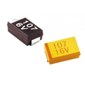 خازن تانتال SMD 330uF / 16V پکیج D