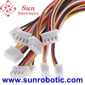 کانکتور XH-4PIN مادگی سیم دار