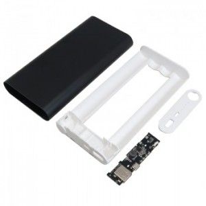 جعبه پاور بانک آلومینیومی 8 باتری خروجی 5V 2A