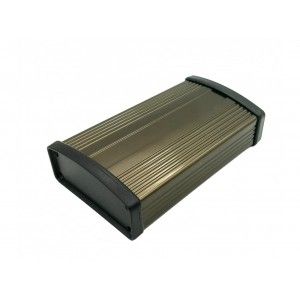 جعبه الکترونیکی‌ آلومینیومی با پنل پلاستیک سایز 22x57+100mm
