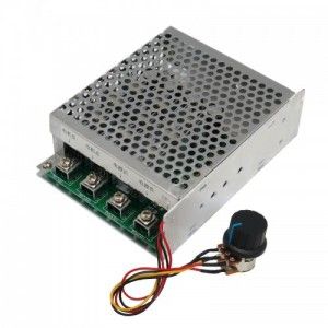 ماژول کنترل دور PWM موتور DC - دارای ولتاژ DC 10-55V و جریان 60 آمپر