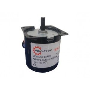 موتور سنکرون 220 ولت 14 وات  60KTYZ -1RPM-NON-STOP مناسب برای دستگاه جوجه کشی
