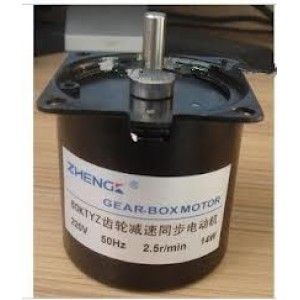 موتور سنکرون 220 ولت 14 وات 2.5RPM ) 60KTYZ )مناسب برای دستگاه جوجه کشی