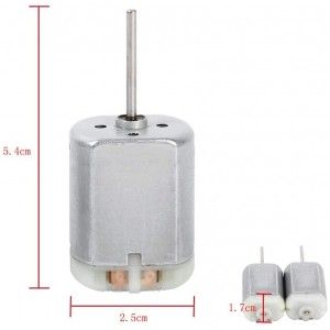موتور DC شفت بلند FC-280PDمناسب برای قفل مرکزی خودرو بدون دنده حلزونی