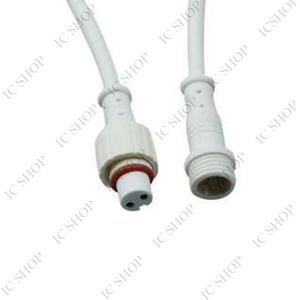 کانکتور بین راهی ضدآب 2 پین سفید