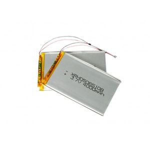 باتری 4000mAh لیتیوم پلیمر Li-Po 3.7V تک سل 407090