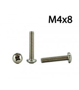 بسته 20 عددی پیچ فلزی M4x8 مناسب برای رباتیک