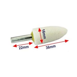 سنگ کله قندی دریل رنگ سفید سایز 16mm