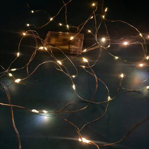 LED ریسه 5 متری کلید دار مدل سه باتری