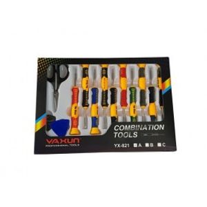 ست پیچ گوشتی موبایلی 15 تکه یاکسون YaXun مدل YX-821A