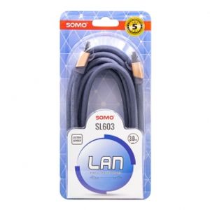 کابل شبکه CAT6 PATCH CORD سومو SOMO مدل SL603 طول 3 متر