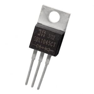 دوبل دیود شاتکی SBL1045CT تایوانی مارک Diodes Incorporated پکیج TO-220