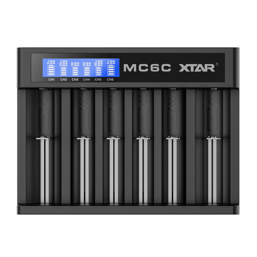 شارژر باتری لیتیوم یون شش تایی اکستار XTAR مدل MC6S