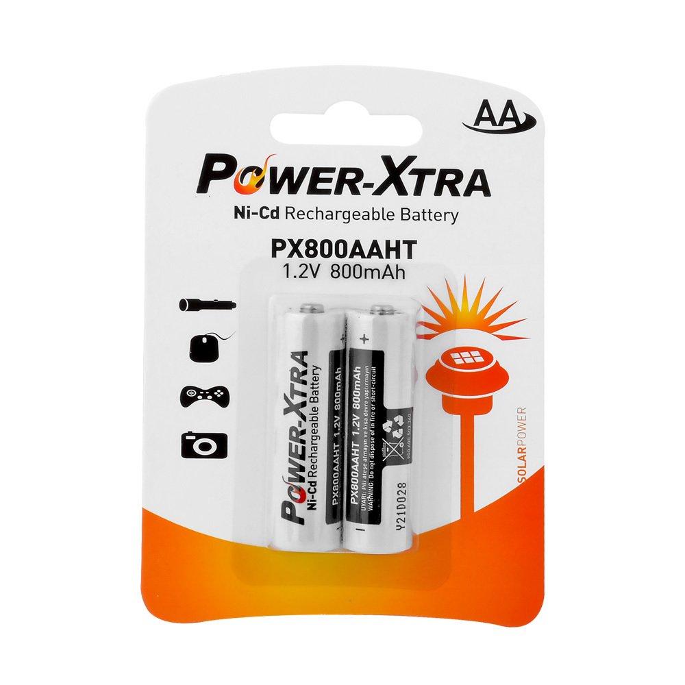 باتری قلمی قابل شارژ 800mAh پک دوتایی مارک POWER-XTRA