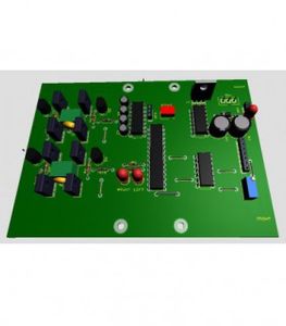 پروژه ربات تعقیب خط AVR پکیج آموزشی سورس  و pcb