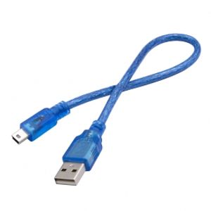 کابل تبدیل USB-A به Mini USB شیلددار 30 سانت