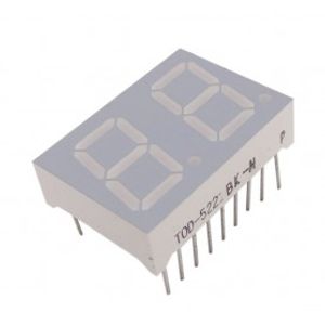 سون سگمنت 2 دیجیت 0.5 اینچ قرمز آند مشترک کد TOD-5221BK