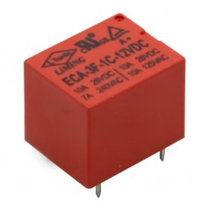 رله 12V پایه میلون T73 مارک LIMING کد ECA-3F-1C-12VDC