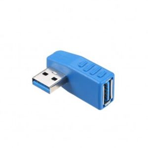 تبدیل USB3.0 مادگی به USB3.0 نری رایت 90 درجه مدل LEFT