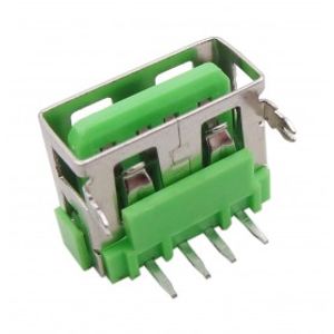کانکتور USB-A مادگی کوتاه 10mm رنگ سبز