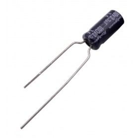 خازن الکترولیتی 3.3uF / 100V ژاپنی مارک RUBYCON