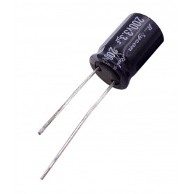 خازن الکترولیتی 3.3uF / 200V ژاپنی مارک RUBYCON