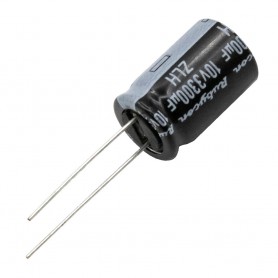 خازن الکترولیتی 3300uF / 10V ژاپنی مارک RUBYCON