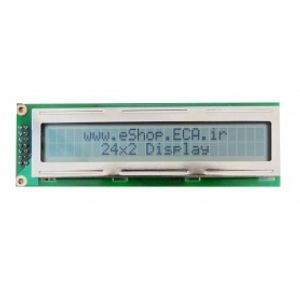 LCD کاراکتری صنعتی 2x24 مارک PVC تایوان