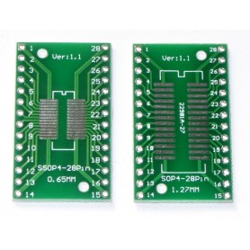 تبدیل SMD به DIP پکیج SOP28 SSOP28 TSSOP28