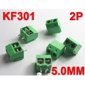 ترمینال پیچی مدل KF301-2Pin رنگ سبز