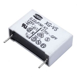 خازن 220nF / 125V MKT کلاس X2 مارک TEAPO