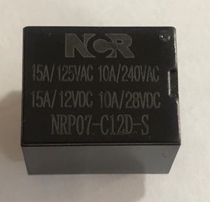 رله NCR پایه میلون 12 ولت 5 پایه 10 آمپر مدل NRP07-C12D-S