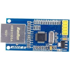 ماژول اترنت Ethernet W5500 با رابط سریال SPI برد آبی