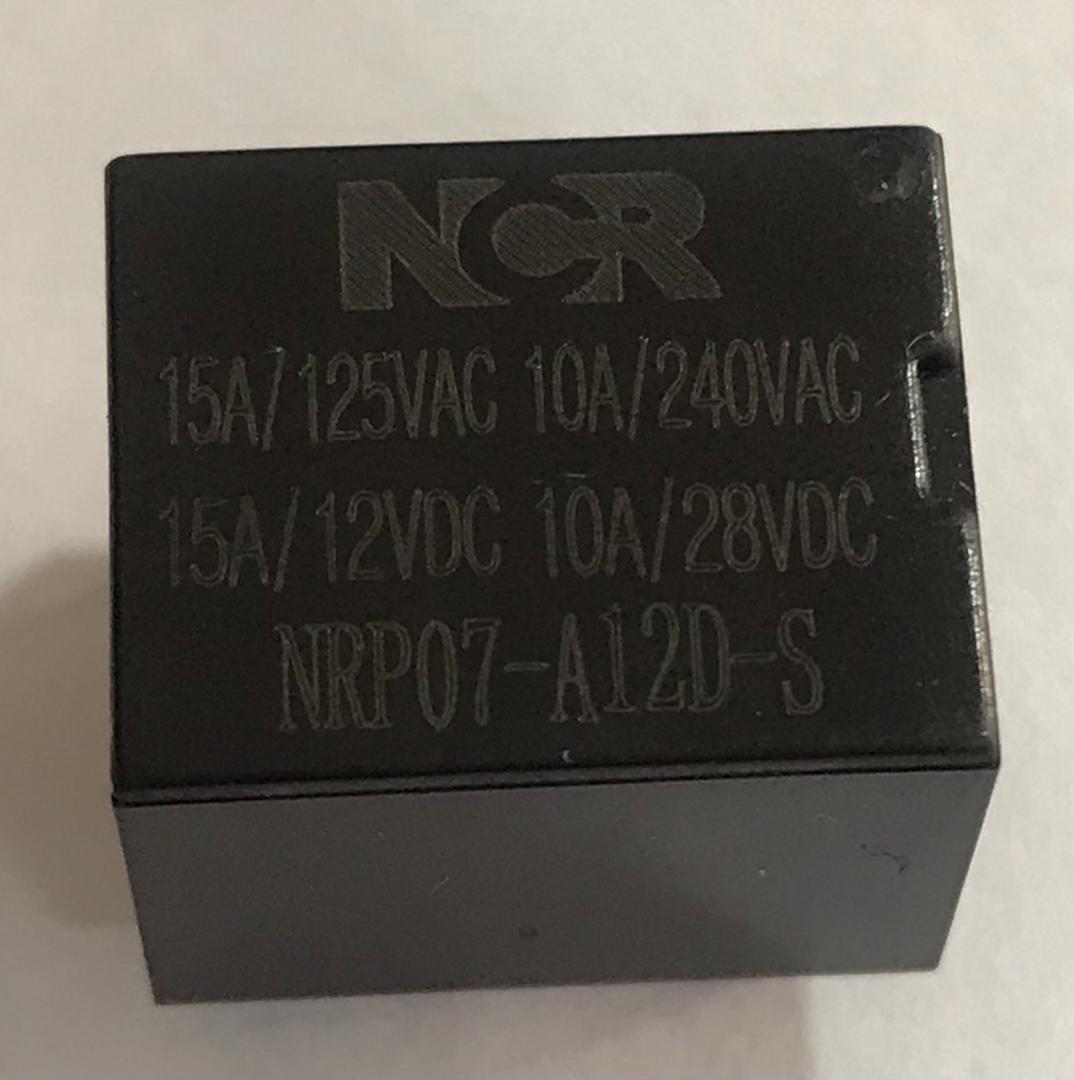 رله NCR پایه میلون 12 ولت 4 پایه 10 آمپر مدل NRP07-A12D-S