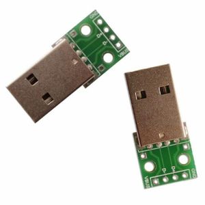 برد تبدیل کانکتور یو اس بی  USB type A male TO DIP