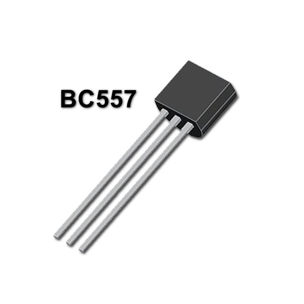 بسته 10 عددی ترانزیستور BC557 پکیج TO-92