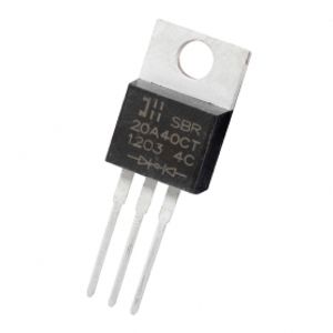 دوبل دیود SBR20A40CT تایوانی مارک Diodes Incorporated پکیج TO-220