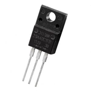 دوبل دیود SBR20A40CTFP تایوانی مارک Diodes Incorporated پکیج TO-220FP