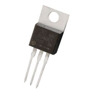 دوبل دیود SBR20A60CT تایوانی مارک Diodes Incorporated پکیج TO-220